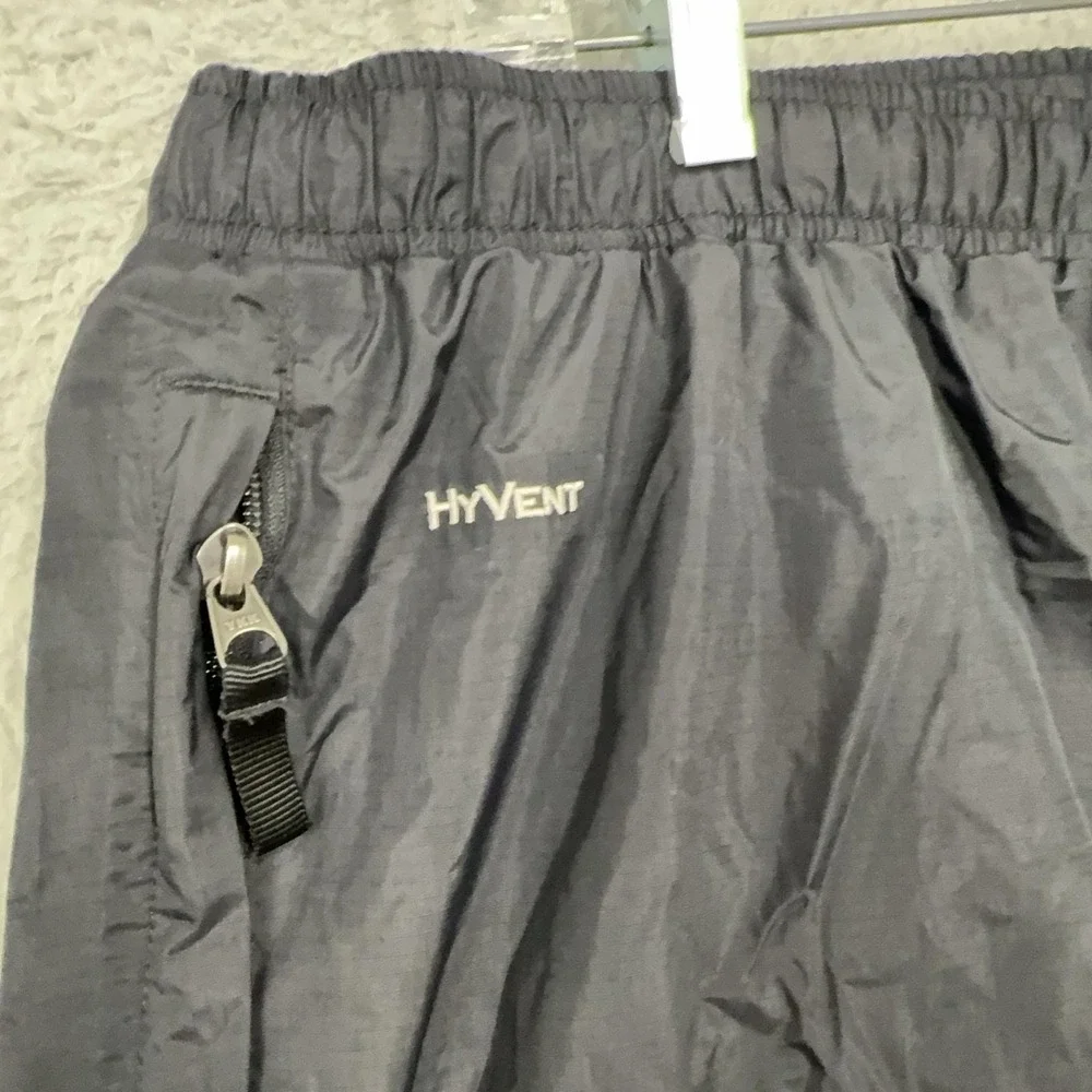 The North Face Pants Mens XL Black HyVent Rain Waterproof Mesh Lined Hiking